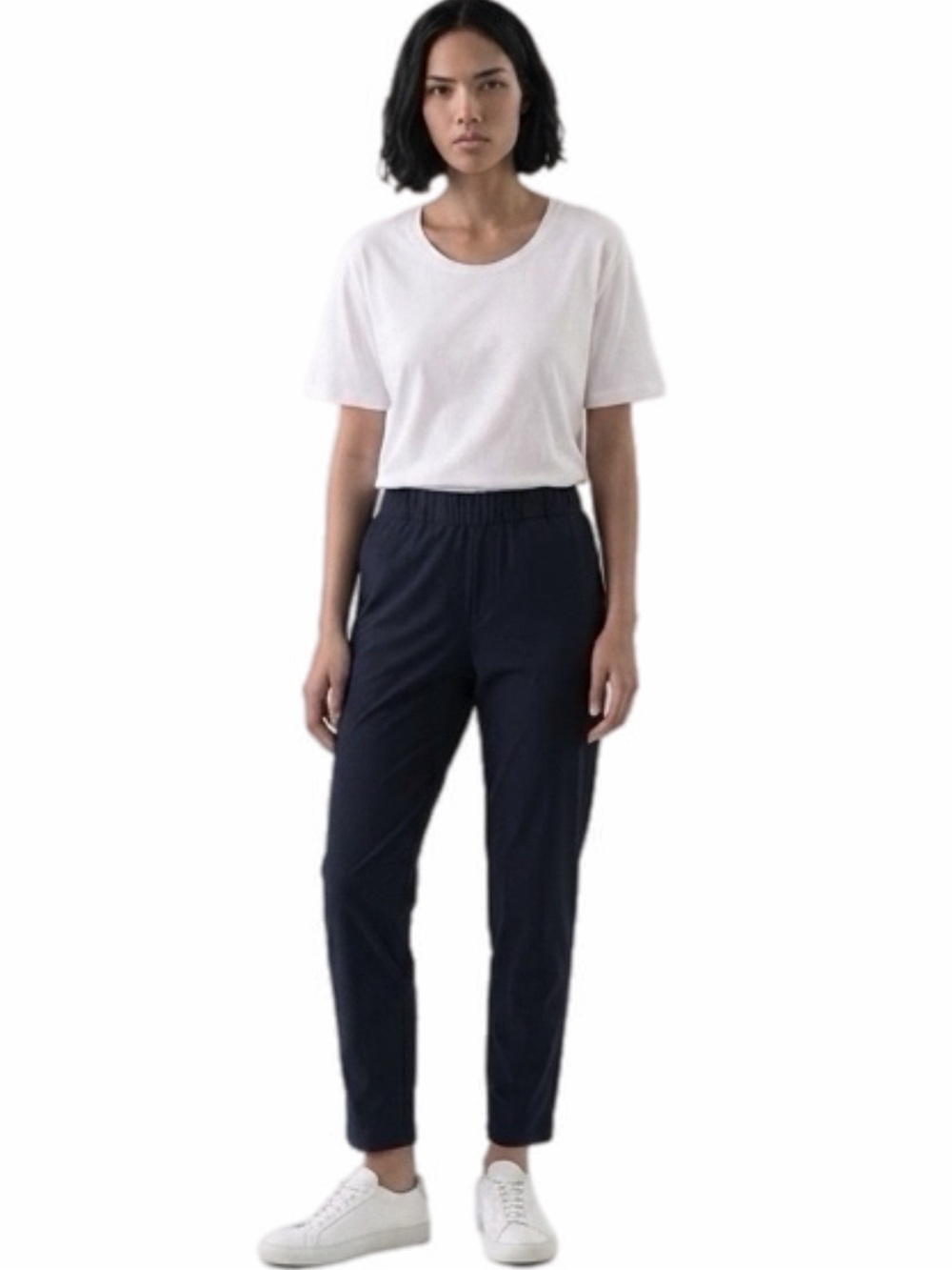 TOMMY BAHAMA GOLF black Elastic-Waist Tapered Ankle Pants Pockets. Size Medium